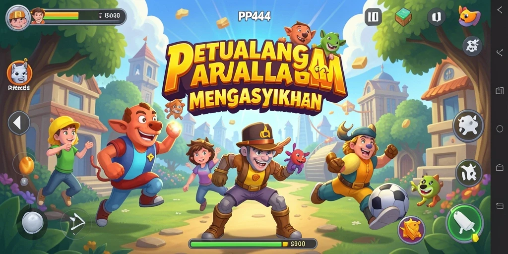 Gameplay seru PP444 dengan berbagai tantangan menarik.
